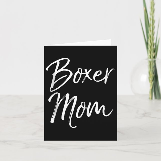 Tarjeta Dog Mother Gift Boxing Mother's Day Quote Cute Box (Anverso)