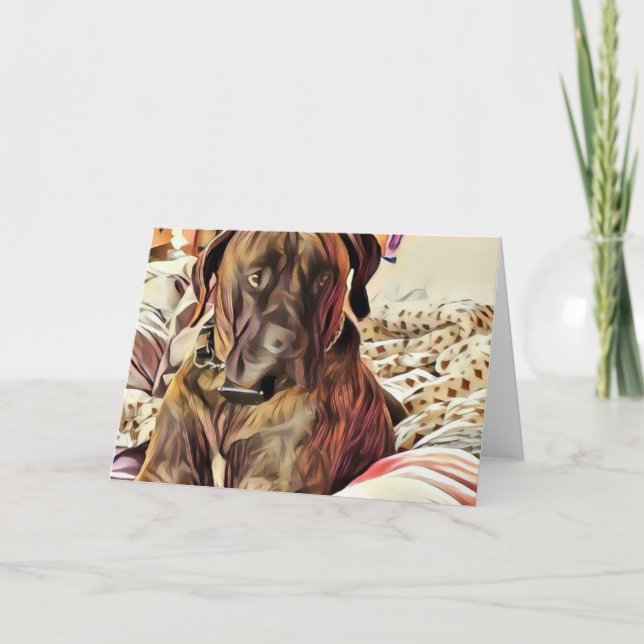 Tarjeta Dog Notecard (Anverso)