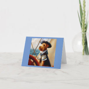 Tarjeta Dog Sailor