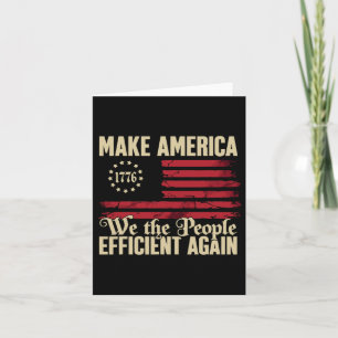 Tarjeta Doge D.o.e. Hacer Eficiente a Estados Unidos otra