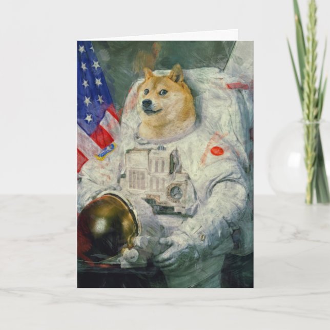 Tarjeta Doge Greeting card (Anverso)