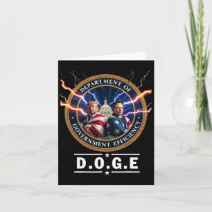 Tarjeta Doge Trump, Departamento De Eficiencia Gubernament