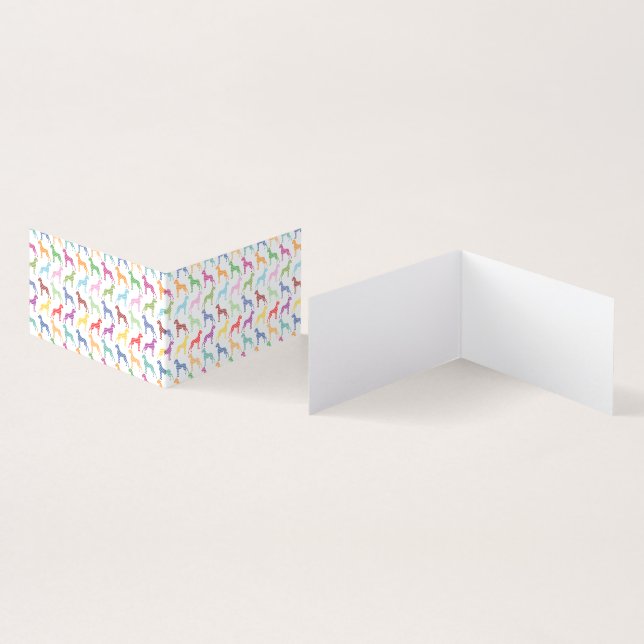 Tarjeta Doggen Weihnachtskarten (Interior y exterior)