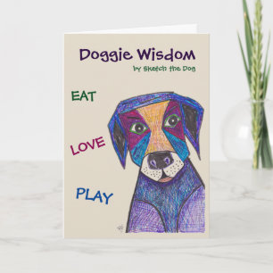 Tarjeta Doggie Wisdom Card