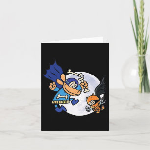 Tarjeta Dogman Y Cat Esenciales Para Niños