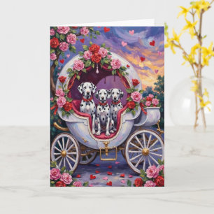 Tarjeta Dogo Dálmata Día de San Valentín 