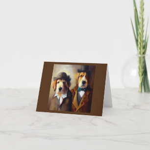 Tarjeta Dogs Holmes y Watson