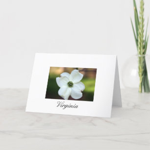 Tarjeta Dogwood de Virginia