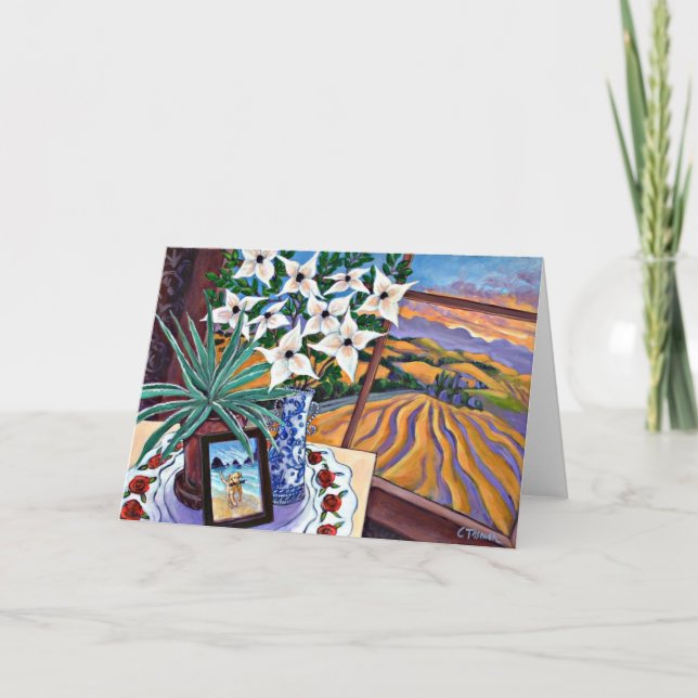 Tarjeta Dogwoods (Anverso)