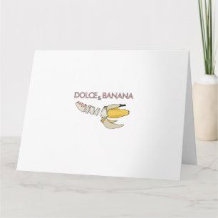 Tarjeta Dolce & Banana