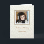 Tarjeta Doll Frances hermana/sister Birthday<br><div class="desc">This card is in Spanish and says,  "Feliz cumpleaños,  hermana" Inside,  “¡Le deseo un feliz cumpleaños,  y un año maravilloso!” (“Wishing you a happy birthday,  and a marvelous year!”) The inside copy may be personalized.</div>