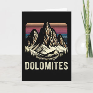 Tarjeta Dolomitas Montañas Dolomíticas Alpes Escalada Send