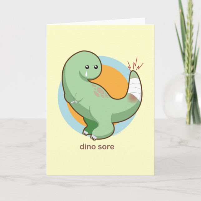 Tarjeta Dolor de Dino (Anverso)