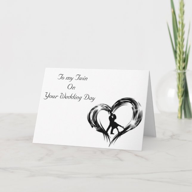 TARJETA DOLOR EN TU PAREJA DE BAILE DE BODAS (Anverso)