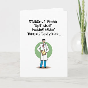 Tarjeta Dolorosamente graciosa 39º cumpleaños