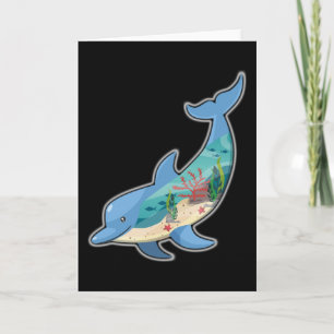 Tarjeta Dolphin Dolphins Sea Animals Diseño Ideas de Regal