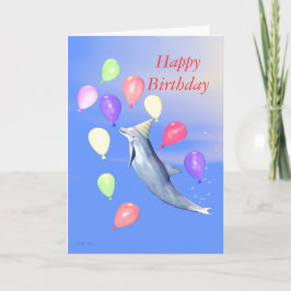 Tarjeta Dolphin, Fiesta de cumpleaños feliz para niños