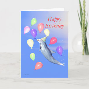 Tarjeta Dolphin, Fiesta de cumpleaños feliz para niños