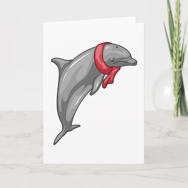 Tarjeta Dolphin Scarf (Anverso)