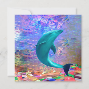 Tarjeta Dolphin Sunlight