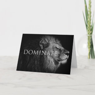 Tarjeta Domina como un León
