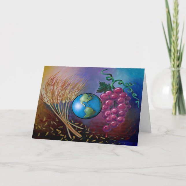 Tarjeta Domingo de la Comunión Mundial (Anverso)