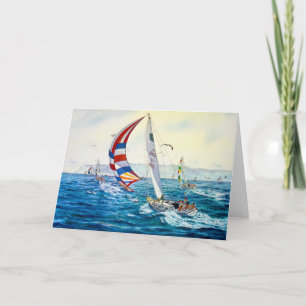 TARJETA DOMINGO POR LA TARDE EN LA BAHÍA DE SAN DIEGO