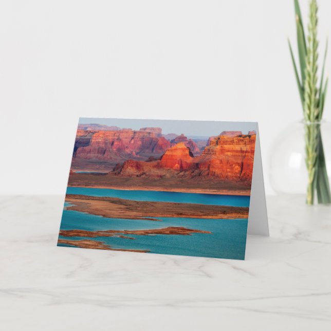 Tarjeta Dominguez Butte y Lake Powell, Utah (Anverso)