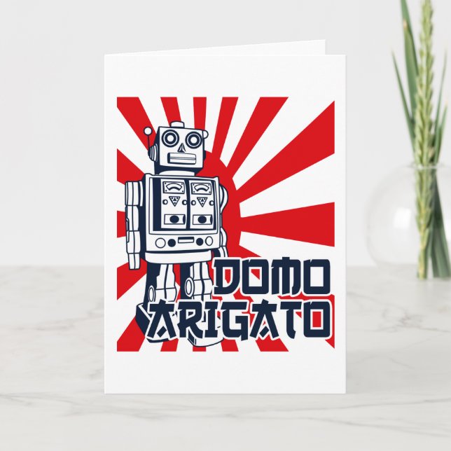 Tarjeta Domo Arigato (Anverso)