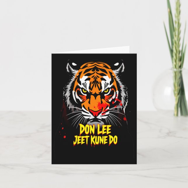 Tarjeta Don Lee Castillo Jeet Kune Do Jkd Mixed Martial Ar (Anverso)