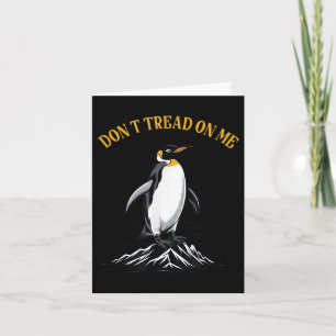 Tarjeta Don Tread On Pingüins, Impuestos Pingüino Gracioso