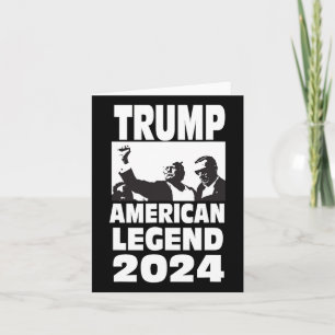 Tarjeta Don Trump 2024 A Prueba De Balas Nunca Renuncie A