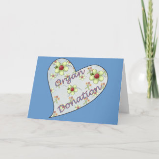 Tarjeta Donación de órganos