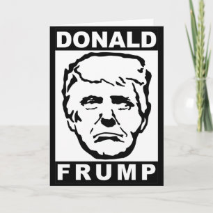 Tarjeta donald frump