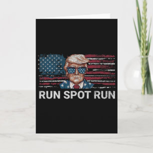 Tarjeta Donald Trump 2024 Corre Corre Divertido Republican