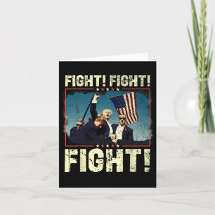 Tarjeta Donald Trump 2024 Lucha Lucha Lucha Donald Trump F