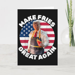 Tarjeta Donald Trump 2024 Patatas Fritas - Hacer Patatas F