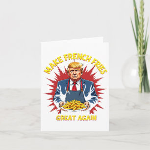 Tarjeta Donald Trump 2024 Patatas Fritas - Hacer Patatas F