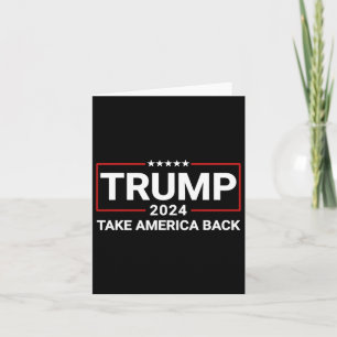 Tarjeta Donald Trump 2024 Recuperar América Elección - La