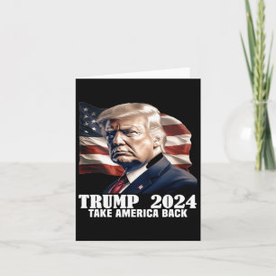 Tarjeta Donald Trump 2024 retoma las elecciones en Estados