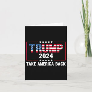 Tarjeta Donald Trump 2024 retrocede a Estados Unidos a la 