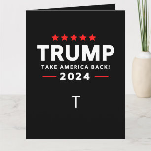 Tarjeta Donald Trump 2024 retrotrae a Estados Unidos a las