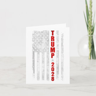 Tarjeta Donald Trump 2028 mantiene a Estados Unidos en una