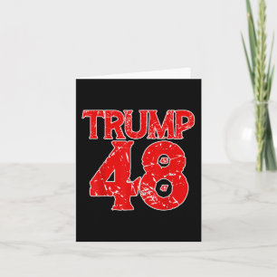 Tarjeta Donald Trump 2028 Trump 45º 47º 48º presidente T