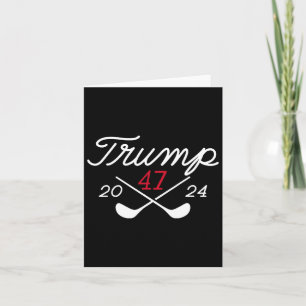 Tarjeta Donald Trump 47 2024
