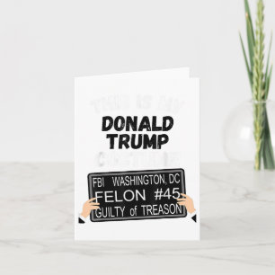 Tarjeta Donald Trump: Convicto de prisión contra Trump
