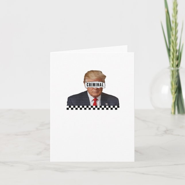 Tarjeta Donald Trump - Criminal (Anverso)