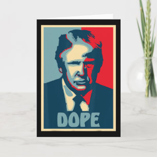 Tarjeta Donald Trump Droga Elección Diversión Presidente E