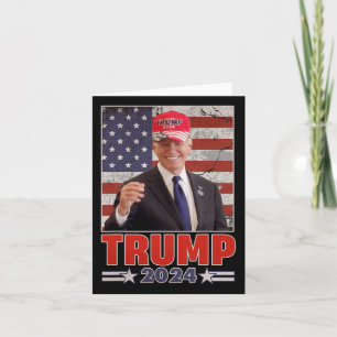 Tarjeta Donald Trump, el divertido conservador anti Joe Bi