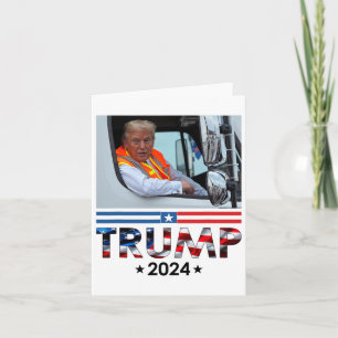 Tarjeta Donald Trump En El Equipo De Camiones De Garbyge G